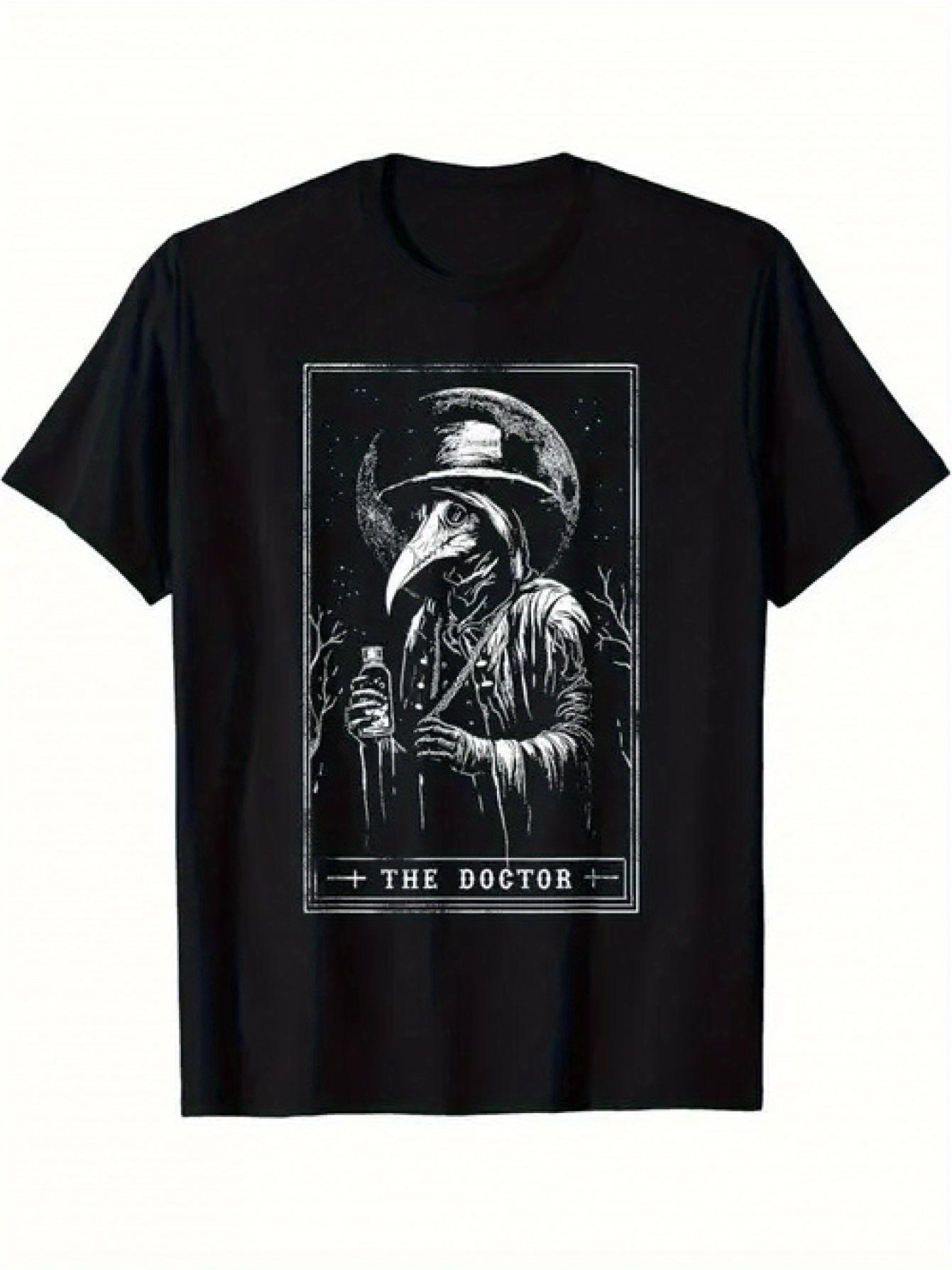 Men S Gothic Plague Doctor T-Shirt - Made from 100% XL