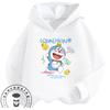Daily Casual Hooded Top Cute Cartoon Print Winter Trendy Youth Wear Doraemon Boys Girls 3 14