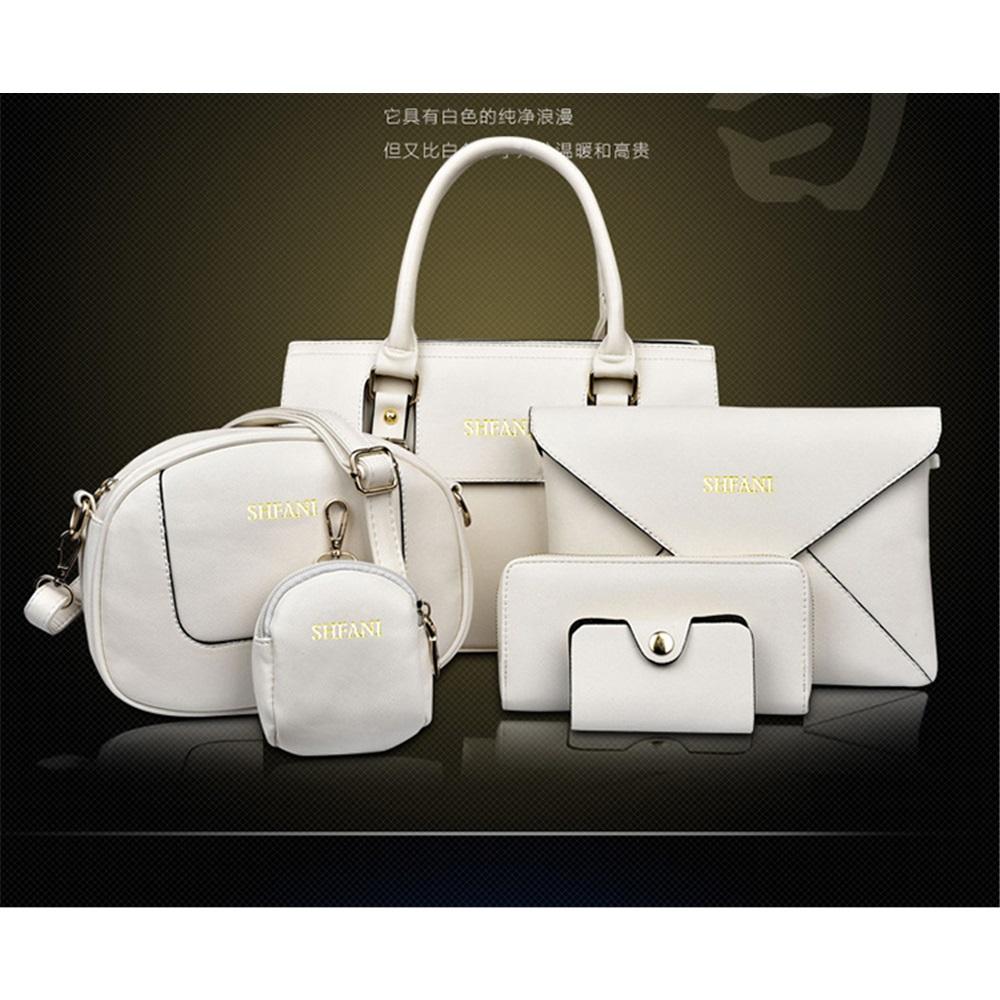 Fünfteiliges Set aus Ein-Schulter- und Crossbody-Handtaschen