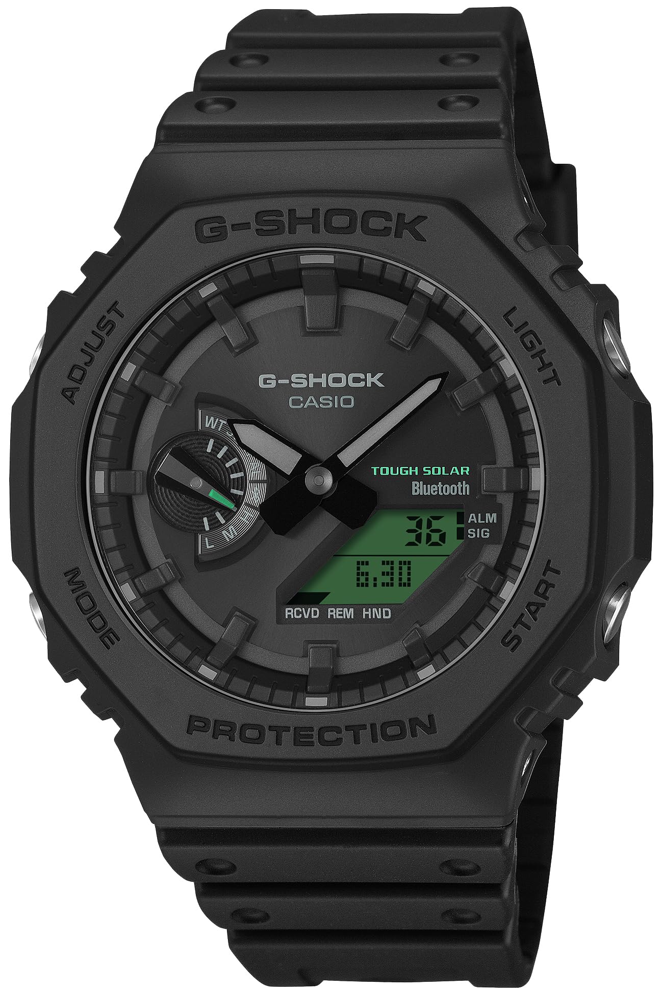 

Watch Tough Solar Environmentally Friendly Materials Black [Casio] G-Shock Bluetooth-enabled GA-B2100BEG-1AJF Men s