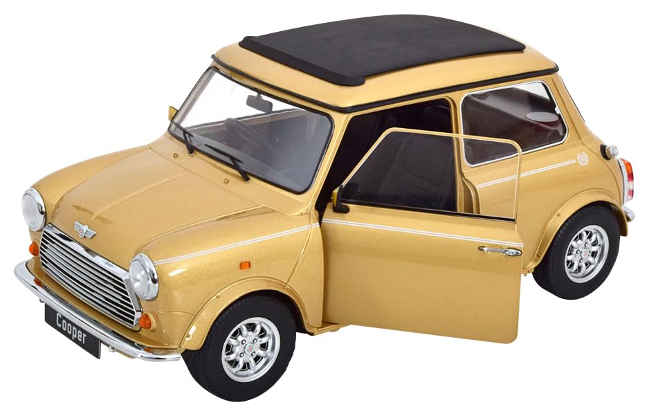 KK Scale Mini Cooper Sunroof Gold Metallic Drive Finished Product 1/12 Right-Hand