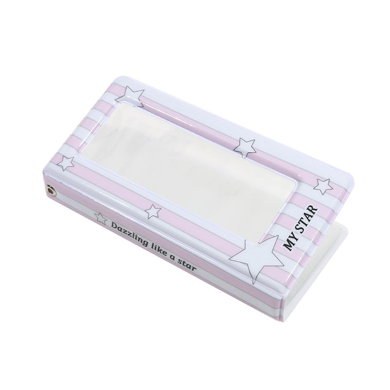 Star Pattern Photocard Holders Binder Album Mini Portable Cartoon Photo Card Holder Book for Collection