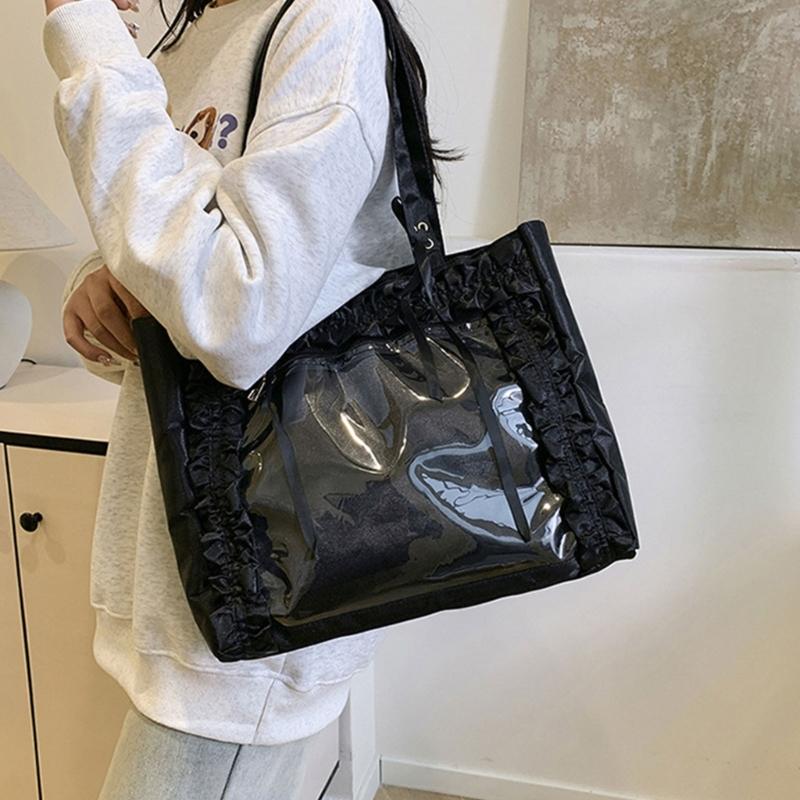 Harajuku Ita Tasche Umhängetasche Handtasche Transparent Itabag Stachel Mode Tragetasche Handtasche Tagesrucksäcke Geschenke für Damen