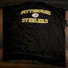 NFL Team Apparel Pittsburgh Steelers Graphic Logo T-Shirt Black XL