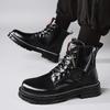 Tooling boots men's 2025 new autumn and winter men's shoes high-top Martin boots men's British locomotive boots