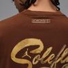 Jordan X Solefly Collaboration FW24 Minimalist Comfortable Soft Short Sleeve T-Shirt Men Tops Brown HM5037-259