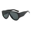 Vintage Oversized Print Sunglasses WomenNew Fashion Oval Hip Hop Sun Glasses Ladies Sexy Elegant Eyewear Leopard Gradient Shades