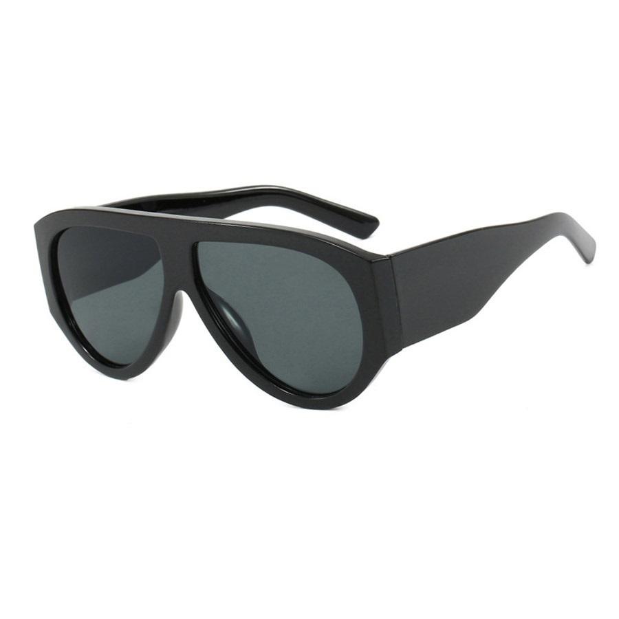Vintage Oversized Print Sunglasses WomenNew Fashion Oval Hip Hop Sun Glasses Ladies Sexy Elegant Eyewear Leopard Gradient Shades