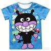 Anpanman Kids T-Shirt Baikinman Dokinchan Quick Dry Anime Fan Tee For Boys Girls Cartoon Anime Quick-Dry T-Shirt