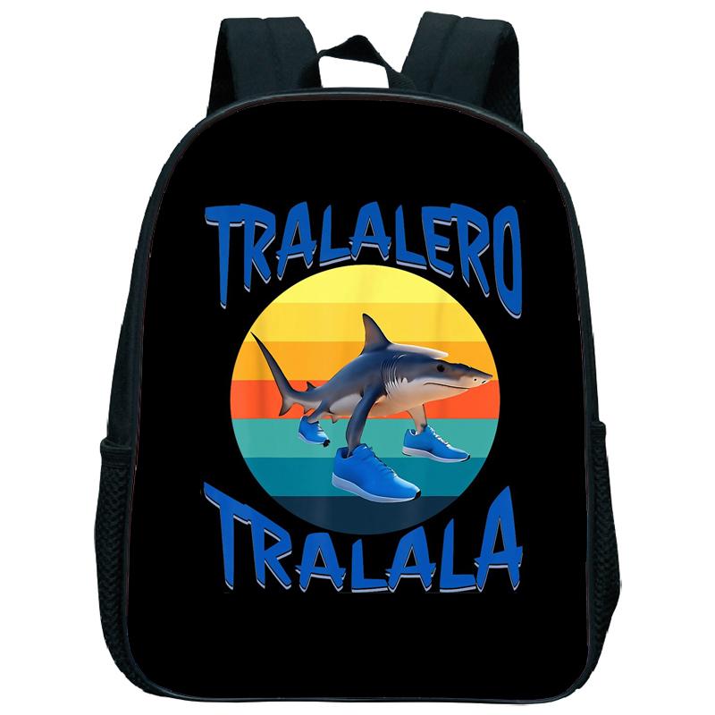 Tung Tung Tung Sahur Kindergartenrucksack Kinder Mini Italienischer Hirnfraß Kleinkind Schultaschen Jungen Tralalero Tralala Kindergartenrucksack