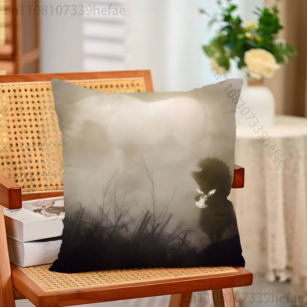 Retro Vintage Hedgehog Print Polyester Pillow Case for Valentine gift Home Sofa Cushion Cover Decoration Custom