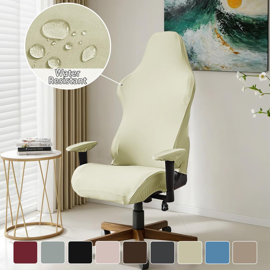 Milk silk waterproof e-sports chair cover solid color elastic e-sports chair cover spot chair cover