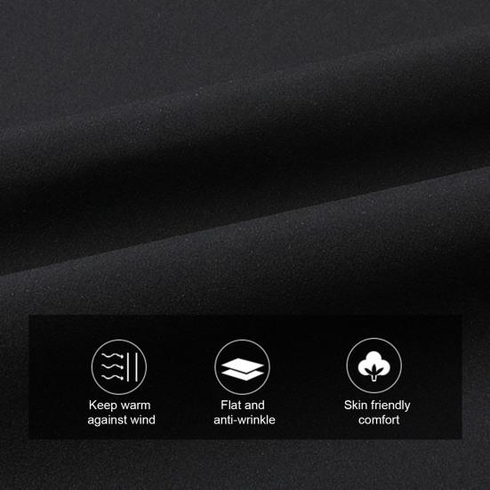 Jachetă pentru bărbați Guler cu mânecă lungă, culoare solidă, căptușeală în carouri, haină, buzunare, cu fermoar, îmbrăcăminte casual