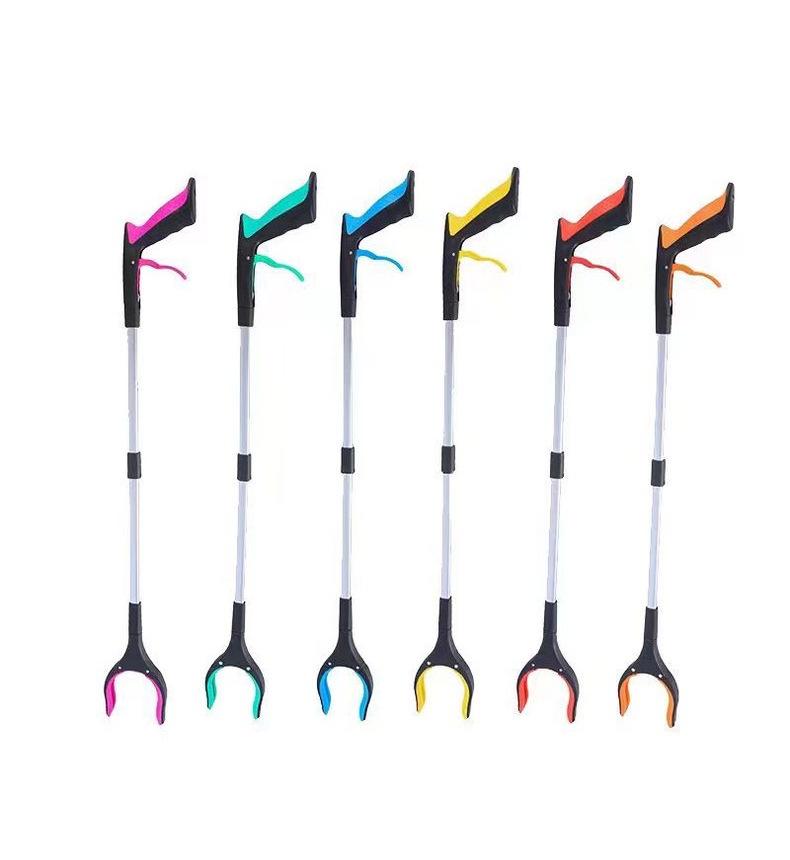 Retractable Folding Household Reacher Outdoor Hygiene Tongs - Thickened Sanitation Multifunctional Trash Picker.