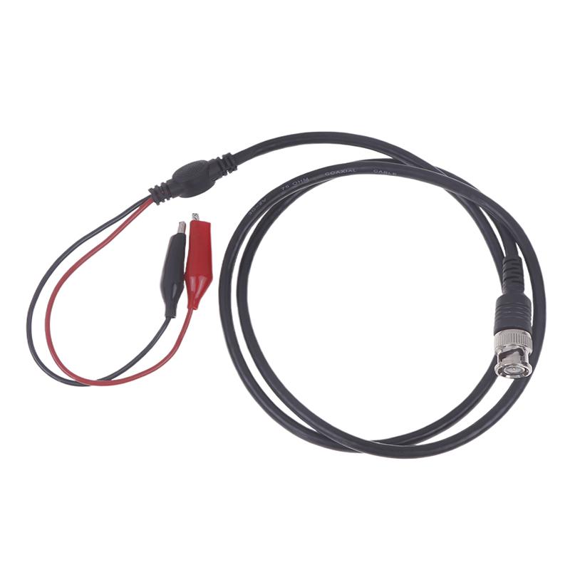 Osciloskopická testovací sonda Vodičový kabel BNC samec Q9 na dvojitý klip 1M Osciloskopický testovací kabel Osciloskopická sonda Testovací kabel