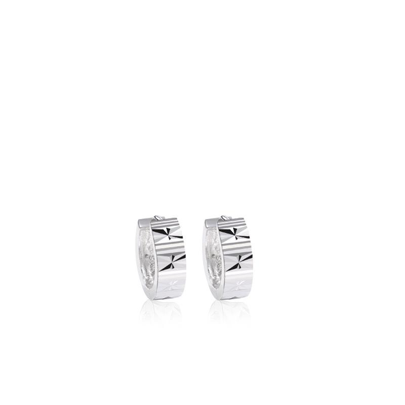 Shiny Sparkling Car Flower Ear Buckle Korean Style Simple Versatile Earrings