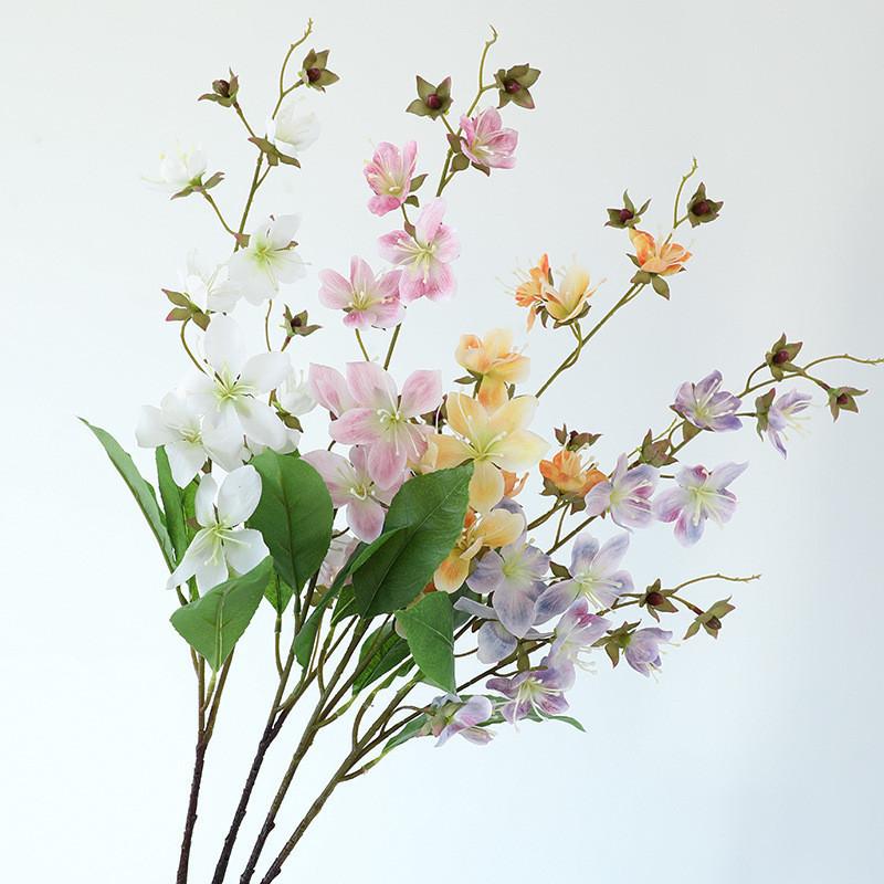 3D Printing High-quality Simulated Flower Hanging Silk Flower European Style Home Decor Hotel Soft Decoration Wedding Hanging Silk Jasmine