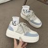 Comfortable platform white shoes women's autumn and winter increase ins tide 2025 new versatile casual sports shoes running board shoes