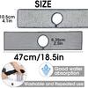 Bimkole 2 PCS Faucet Absorbent Mat, Kitchen Faucet Sink Splash Guard Wraparound Cloth Pads Sink Splash Absorbent Pad for Kitchen Bathroom Faucet