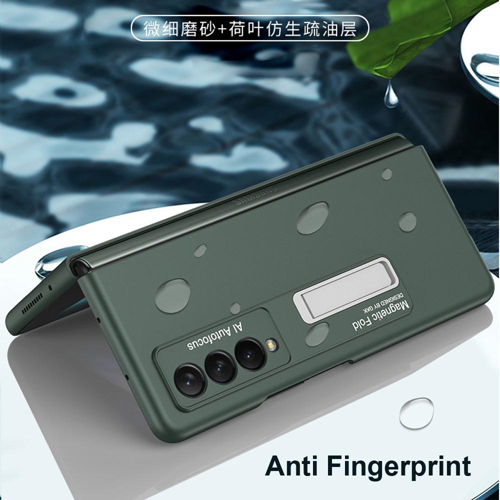 For Samsung Galaxy Z Fold 3 Case With Kickstand Ultra Thin Armor Shockproof Case For Samsung Z Fold 3 5G Phone Case Cover