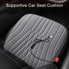 12/24V Memory Foam Car Heated Seat Cushion Universal Car Seat Cushion Anti-Slip Bottom Short Plush Chair Cushion Car Seat Pad
