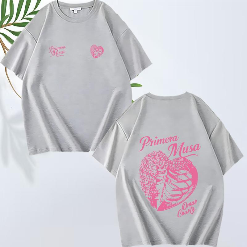 Omar Courtz Primera Musa Album Tour Merch T Shirt men women fashion Oversized 100% Cotton short sleeve Summer print Unisextops