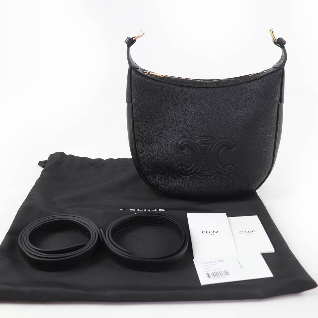 Excellent Sac Bandoulière CELINE Cuir Triomphe Eloise Petit Sac à Main 2 Voies 11725 Occasion