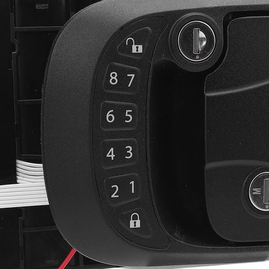 Keypad RV Door Latch Lock RV Door Lock  Keyless Entry Remote Control Keypad Zinc Alloy Trailer Door  for Trailers Motorhomes