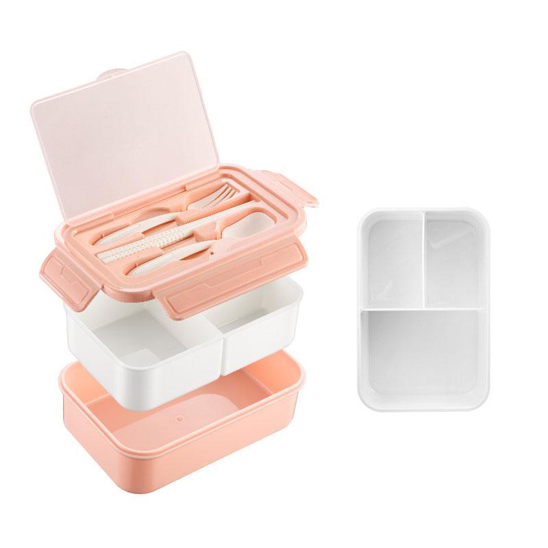 Large Capacity Household Lunch Box - Student Compartment Lunch Box, Fruit Lunch Box, Microwave Heating Compartment Lunch Box