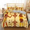 Egyptian Bedding Set Exotic Tribal Retro Theme Ancient Egypt Civilization Characters  Duvet Cover Set With Pillowcase 2/3pcs
