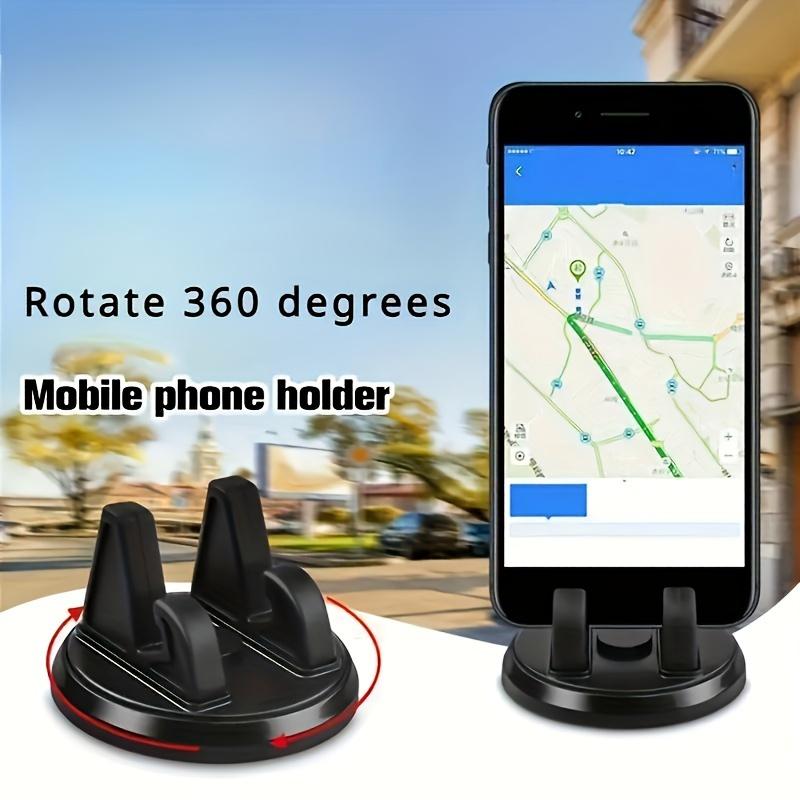 1 szt. Uniwersalny uchwyt samochodowy na deskę rozdzielczą z obrotem 360° — Antypoślizgowy, regulowany. Solidny uchwyt na telefon na każdą porę roku Prezent,Święta Użyteczny
