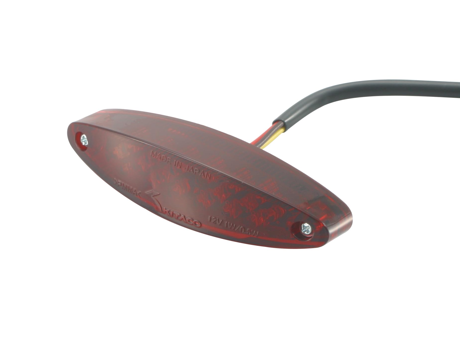 KITACO Светодиодный задний фонарь, Супертонкий тип, Универсальный (12V), Красный, 801-0900110