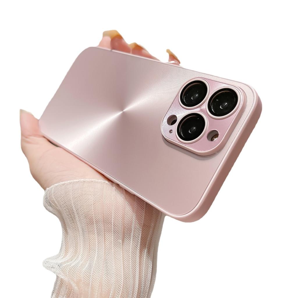 Applicable to Aurora CD pattern mobile phone case electroplated lens film mobile phone case 16PROMAX laser Aurora Apple 17PRO