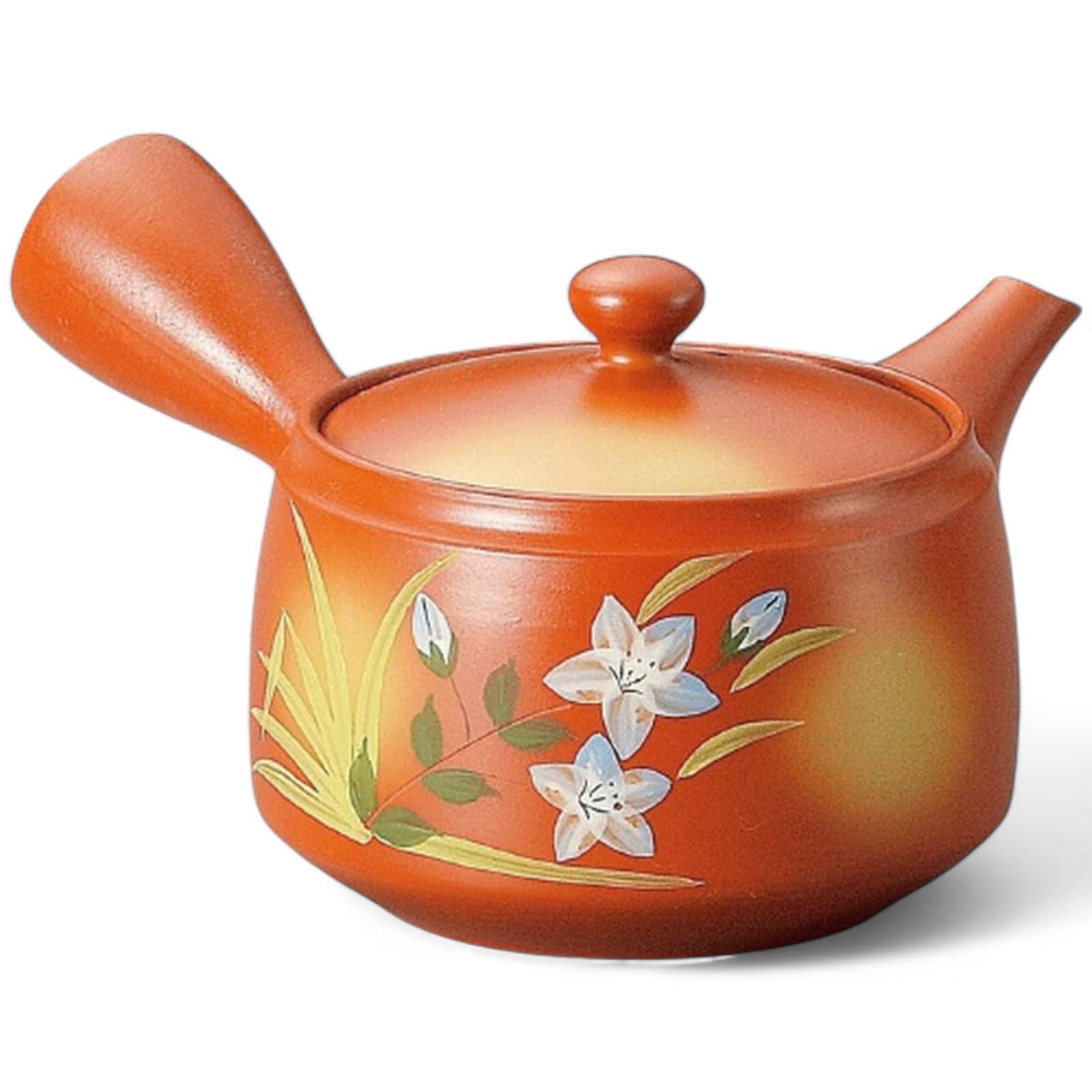 

J-kitchens Tokoname-yaki Premium Green Tea Pot with Strainer, 370cc, Made in Japan