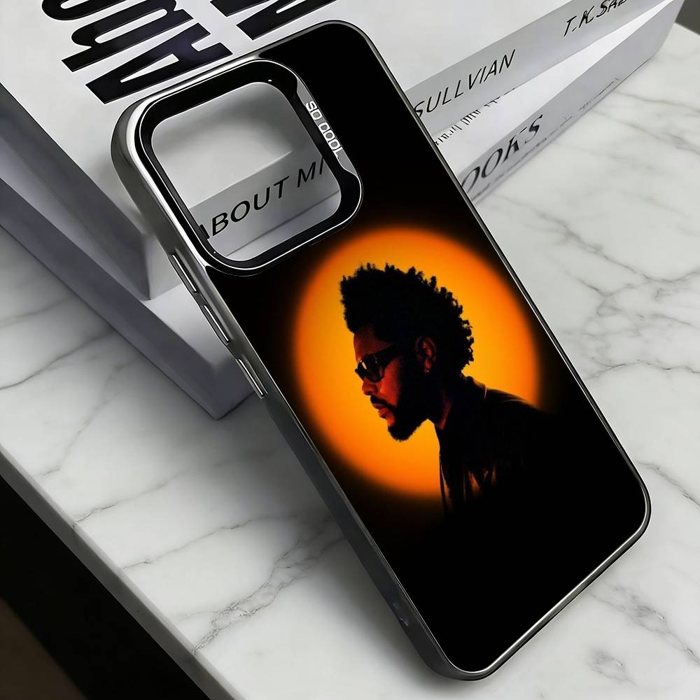 T-The Weeknd Phone Case For iPhone 17,16,15,14,13,12,11 Plus,Pro Max,XS,Colorful Silver Black Cover