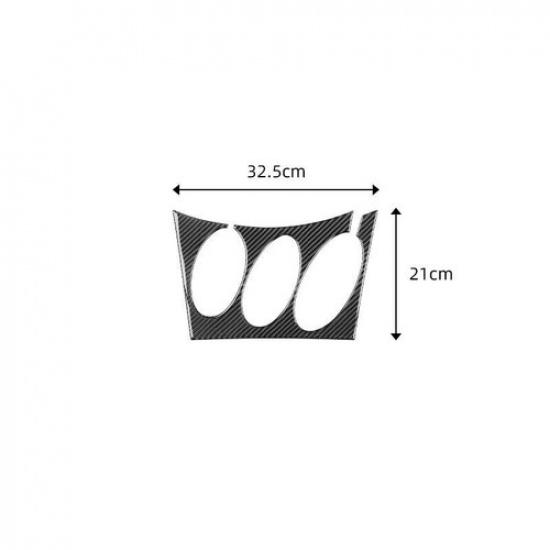 For Nissan 350Z 2003-2005 Carbon Fiber Interior Radio Control Panel Trim Cover