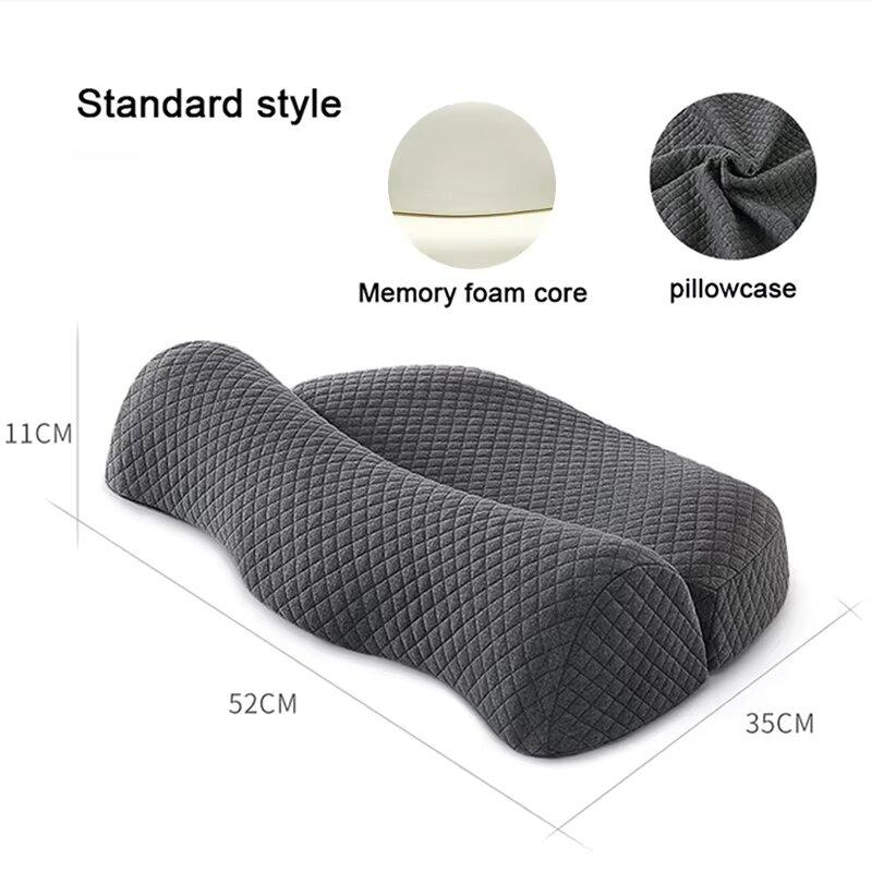 Memory Foam Contour Cervical Pillow for Side Sleeper Ergonomic Orthopedic Sleeping Pillow