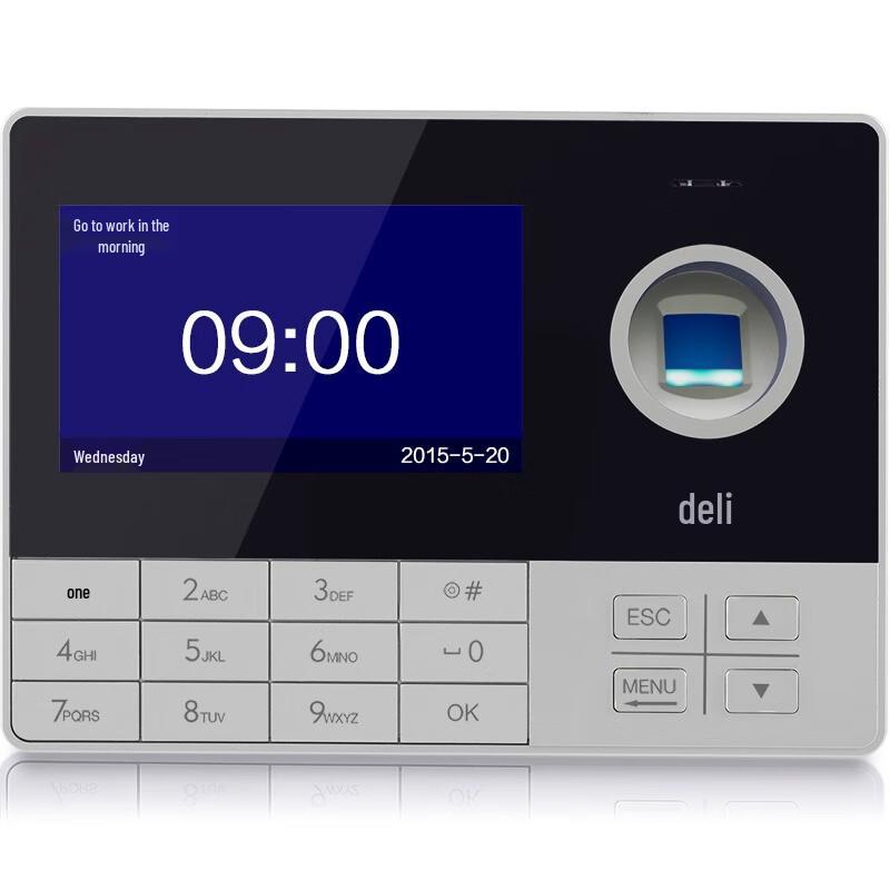 Deli Fingerprint & Facial Recognition Attendance Machine