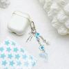 Dolphin Pendant Keychain Colorful Beaded Keyring Fashionable Accessory for Keys Stylish Bag Charm for Women Girls
