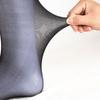 Men's Ultra Thin Nylon Dress Socks Soft See Through Breathable Calf Length Socks Long Stockings for Business Formal Wear