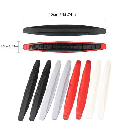 2pcs Car Bumper Protector Strip Guard Corner Protection Strips Scratch Protector Crash Anti Collision Auto Accessories