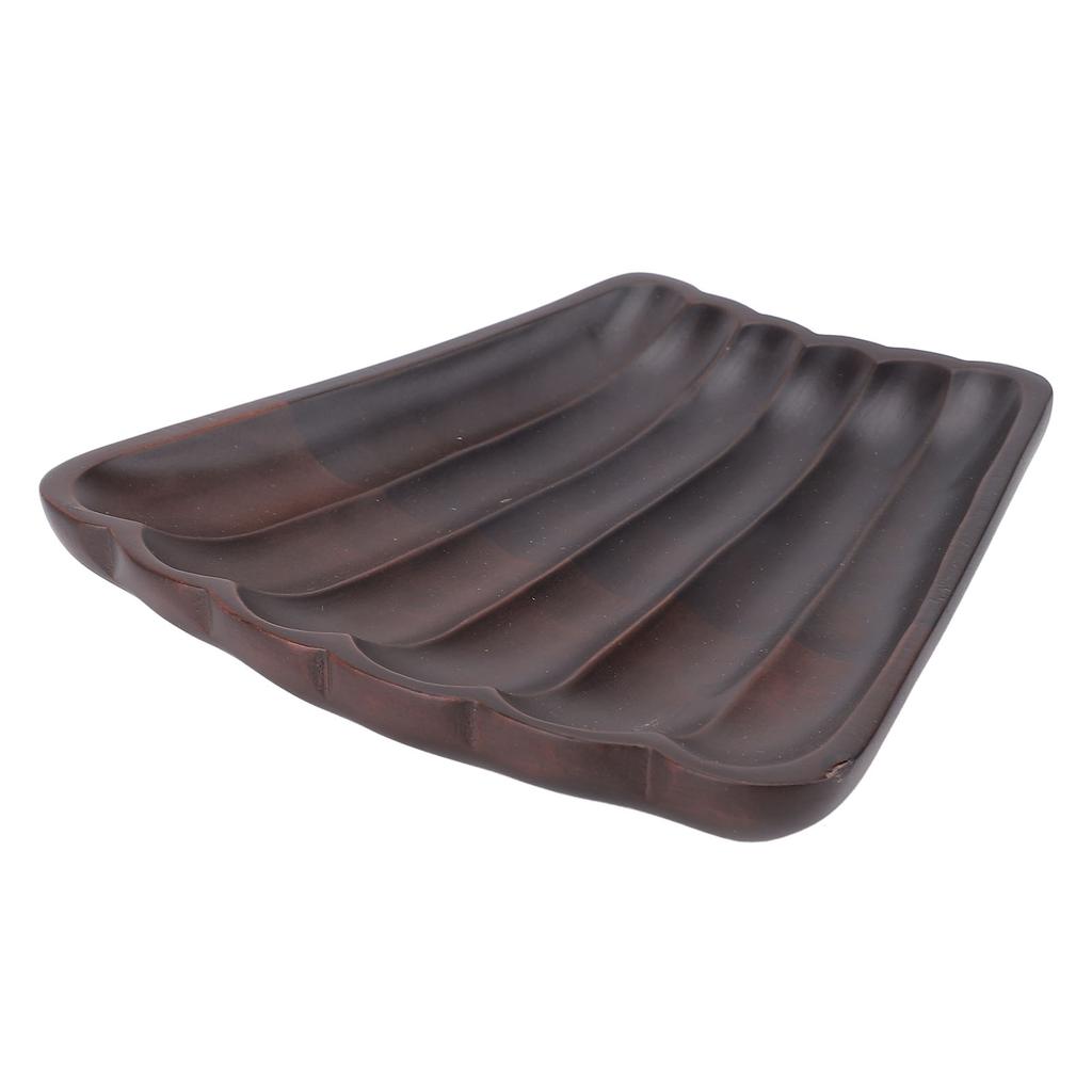 Wooden Irregular Fruit Plate Tray Vintage Style Multifunctional Food Platter Serving Tray for Home Hotel