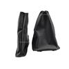 Black Leather Gear Stick Shift Gaiter Boot Cover For Toyota Corolla 2007-2013 Car Shift Knob Parking Handbrake Gaiter