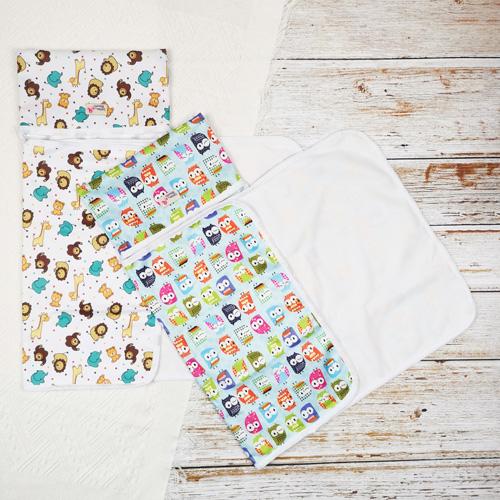 2pcs/set Baby Washable Foldable Portable Travel Compact Nappy Diaper Waterproof Floor Change Changing Mat Play