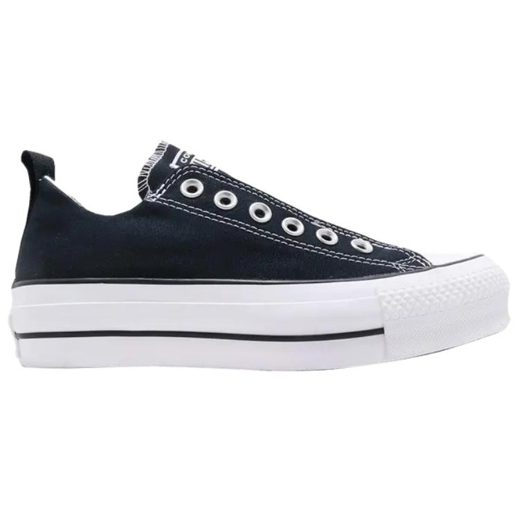 Converse  Chuck Taylor All Star Lift Slip Ox Black Women Sneakers White 563456C