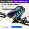 Bicycle Lights, Bike Lights, Cycling Lights, TYPE-C Charging Digital Display, High Brightness, Road Bike Sensing, Night Riding