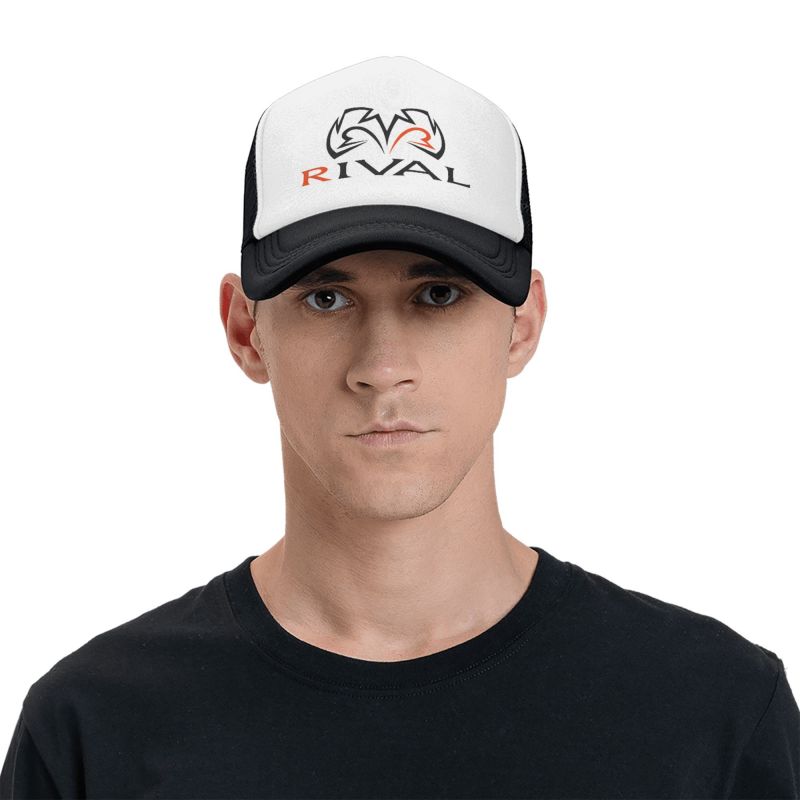 Rival Boxing Print Mesh Baseball Caps Unisex Hip Hop Adjustable Snapback Hat Women Men Summer Casual Sun Visor Hats