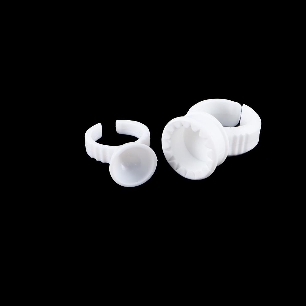 Plastic Eyelash Grafting Eyelash Pallet Ink Cup Rings Eyelash Extension Tool Eyelash Glue Holders