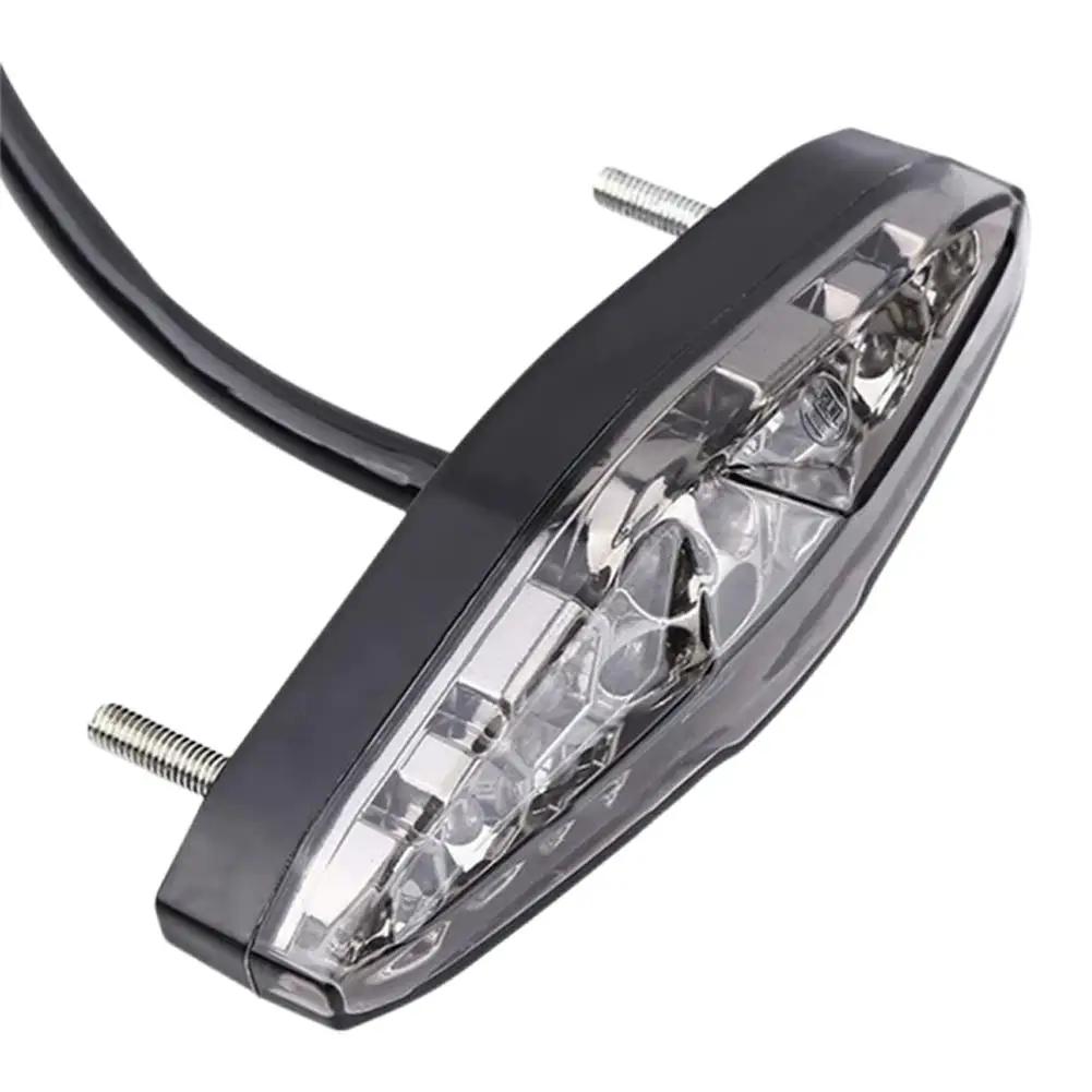 

Стоп-сигнал Универсальный мотоциклетный задний фонарь Электрический свет Автомобильная тормозная пластина Сигнал Поворотник Динамический номерной знак G5J4