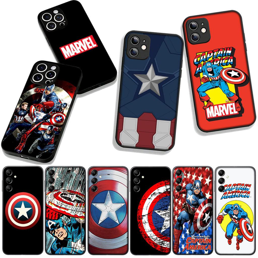 Marvel Captain America Shield Cover Phone Case for Xiaomi Redmi Note 14 12 13 ProPlus A4 A3 Pro Plus 12C 13C 14C 5G